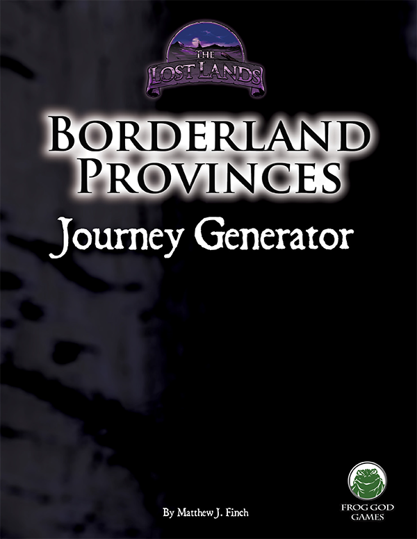 Borderland Provinces: Journey Generator