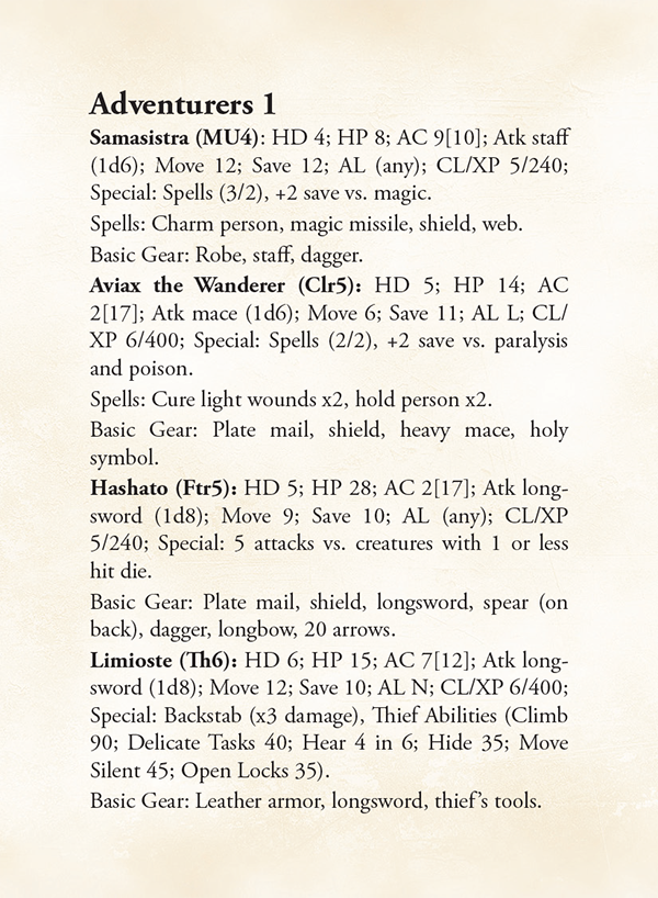 Swords & Wizardry Encounter Deck II