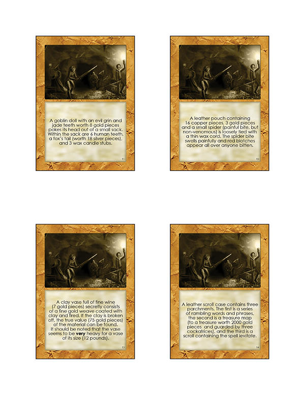 Swords & Wizardry Treasure Deck