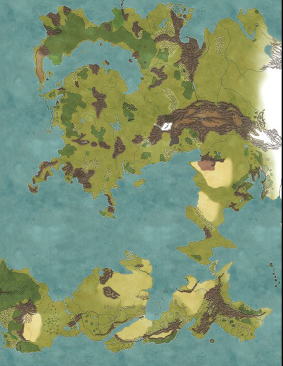 The World of the Lost Lands: World Map (2020)