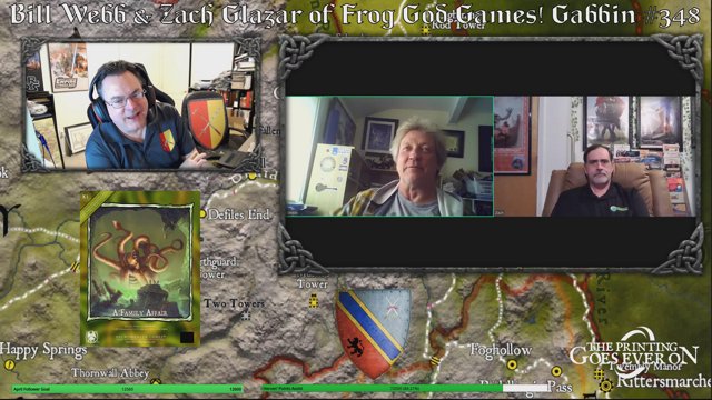 Load video: Bill Webb &amp; Zach Glazar of Frog God Games on Gabbin #348!