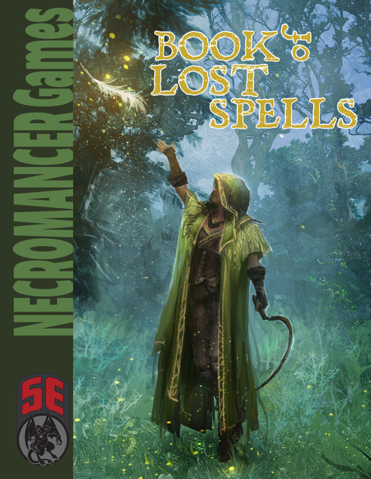 Cover from the Book of Lost Spells by Necromancer Games