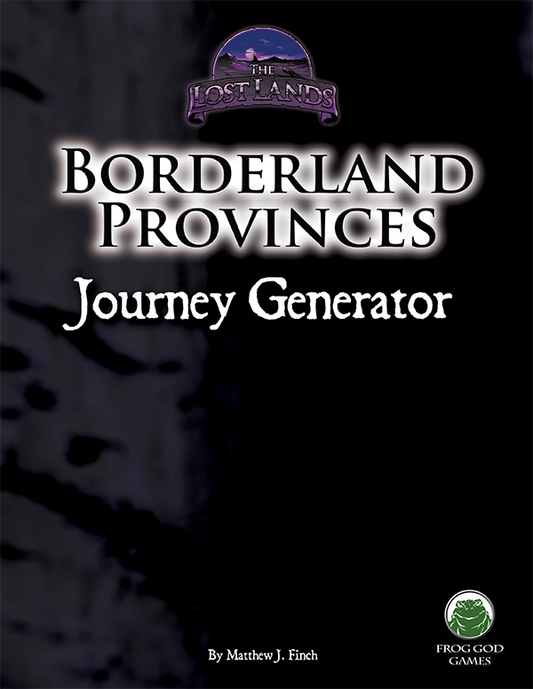 Borderland Provinces: Journey Generator