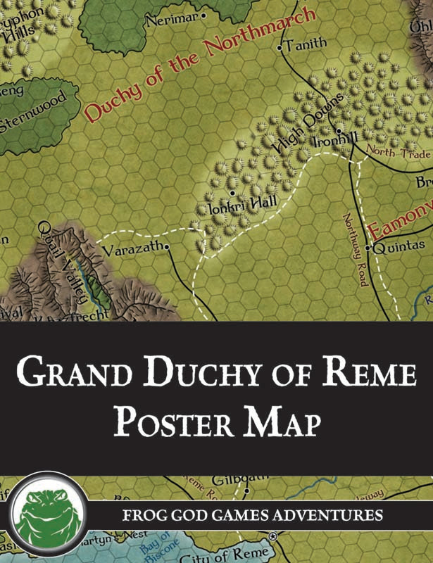 Grand Duchy of Reme Poster Map