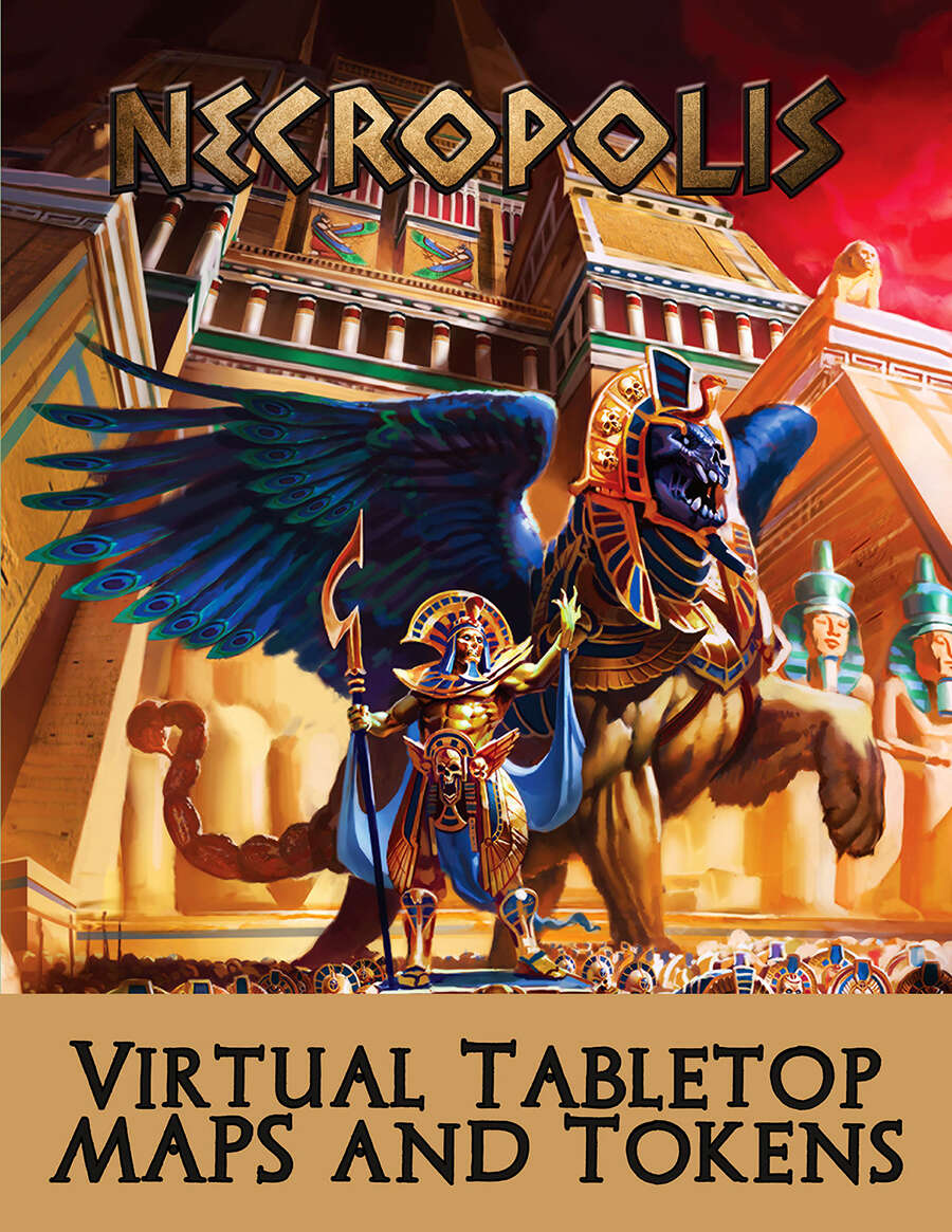 Necropolis 2021 Virtual Tabletop Maps And Tokens (VTT) – Frog God Games