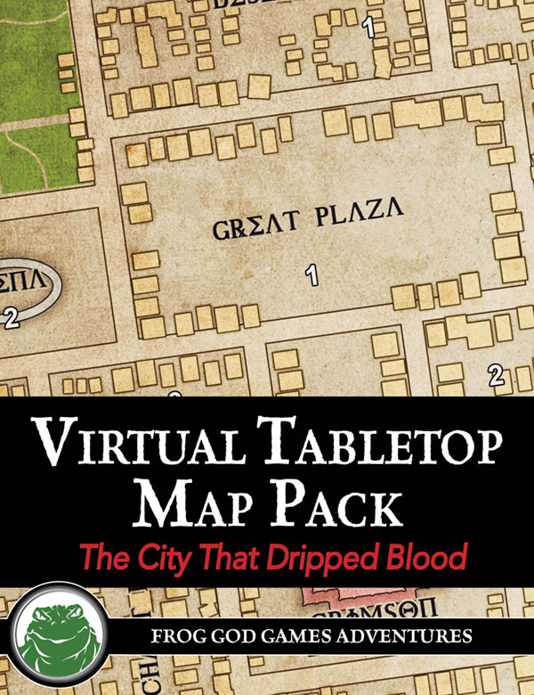 VTT Map Pack: The City that Dripped Blood