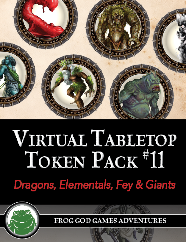 Virtual Tabletop Pack #11 Dragons, Elementals, Fey, & Giants